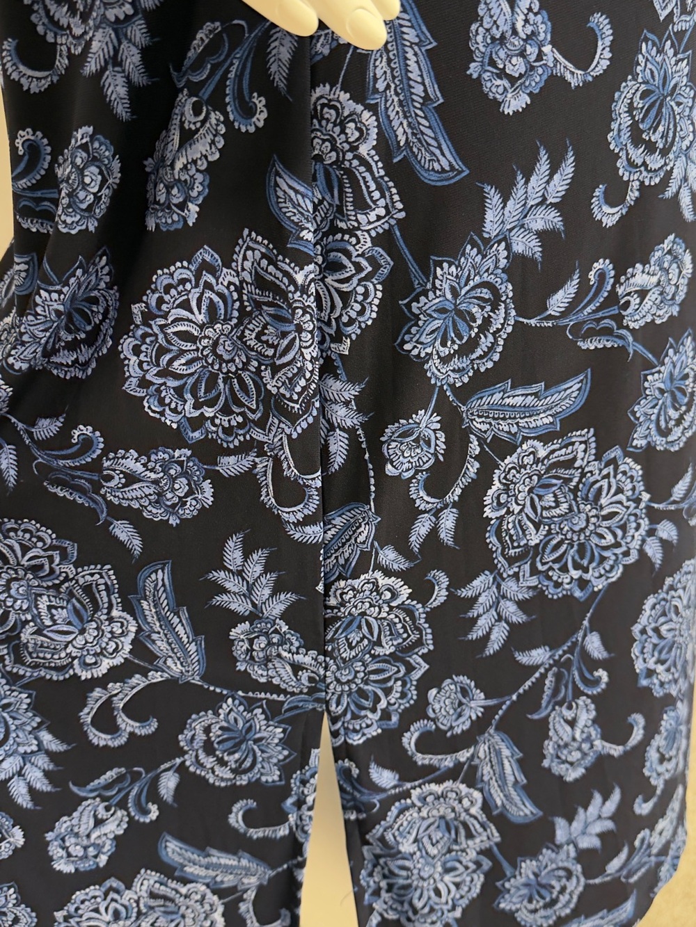 Tommy Hilfiger Floral Shift Dress 16W Plus Size Blue Navy - Picture 7 of 9